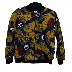 Eva African Fashion Jacket Vintage Size S